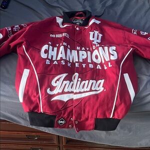 Indiana University Red Bomber champions Hoops jacket